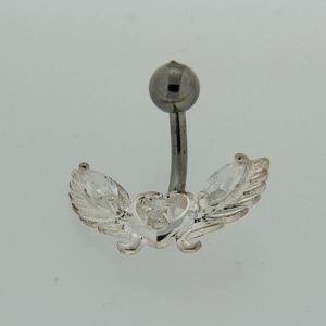 Strieborný piercing 13842