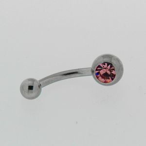 Strieborný piercing 13876