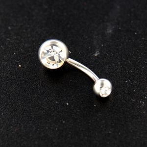 Strieborný piercing 14414