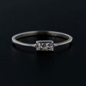 Strieborný prsteň 14189
