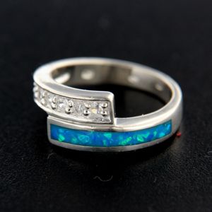 Strieborný prsteň 14835