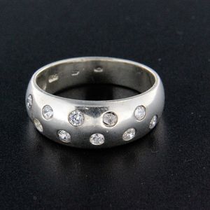 Strieborný prsteň 14851