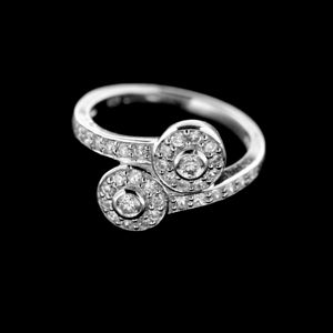 Strieborný prsteň 15023