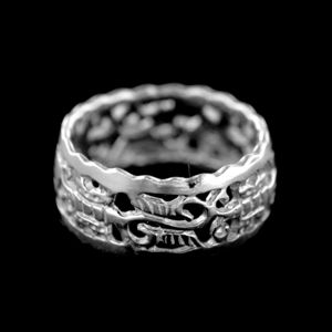 Strieborný prsteň 15427